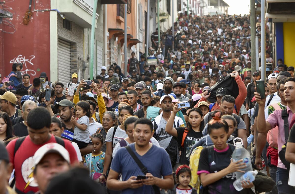 Sale caravana migrante en sur de M xico para exigir justicia Los